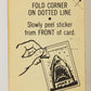 Jaws 2 - 1978 Trading Card Sticker #1 Roy Scheider ENG O-Pee-Chee L020955