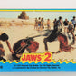 Jaws 2 - 1978 Trading Card Sticker #10 Mauled By The Monster Shark ENG OPC L020964