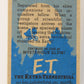 E.T. The Extra-Terrestrial 1982 Trading Card #3 Stranded ENG Topps L020968