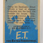 E.T. The Extra-Terrestrial 1982 Trading Card #6 Fright In The Woods ENG Topps L020971