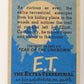 E.T. The Extra-Terrestrial 1982 Trading Card #9 E.T. Approaches ENG Topps L020974