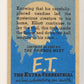 E.T. The Extra-Terrestrial 1982 Trading Card #11 A Trail Of Candy ENG Topps L020976