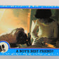 E.T. The Extra-Terrestrial 1982 Trading Card #13 A Boy's Best Friend ENG Topps L020978
