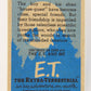 E.T. The Extra-Terrestrial 1982 Trading Card #13 A Boy's Best Friend ENG Topps L020978