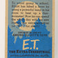 E.T. The Extra-Terrestrial 1982 Trading Card #14 The E.T. And Me ENG Topps L020979