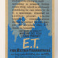 E.T. The Extra-Terrestrial 1982 Trading Card #16 Reading A Comic Strip ENG Topps L020981