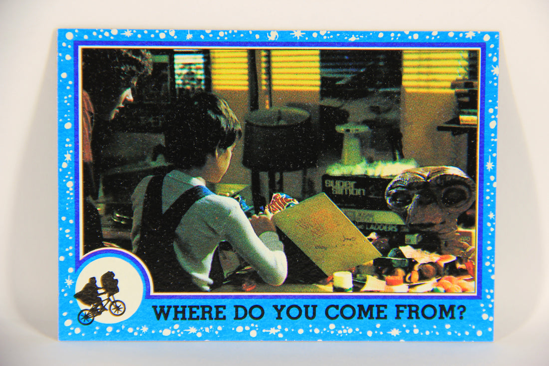 E.T. The Extra-Terrestrial 1982 Card #17 Where Do You Come From ENG Topps L020982