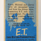 E.T. The Extra-Terrestrial 1982 Trading Card #19 A Hungry E.T. ENG Topps L020984