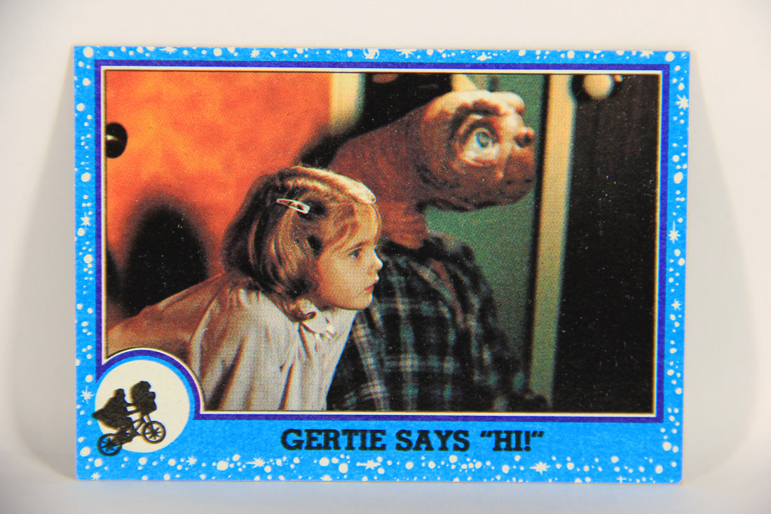 E.T. The Extra-Terrestrial 1982 Trading Card #20 Gertie Says Hi ENG Topps L020985