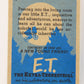 E.T. The Extra-Terrestrial 1982 Trading Card #23 Up To Mischief ENG Topps L020988