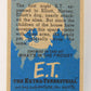 E.T. The Extra-Terrestrial 1982 Trading Card #24 A New Found Friend ENG Topps L020989