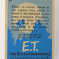 E.T. The Extra-Terrestrial 1982 Trading Card #28 Elliott In School ENG Topps L020993