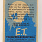 E.T. The Extra-Terrestrial 1982 Trading Card #30 E.T. Watching T.V. ENG Topps L020995