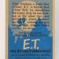 E.T. The Extra-Terrestrial 1982 Trading Card #32 The Tipsy Alien ENG Topps L020997