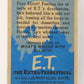 E.T. The Extra-Terrestrial 1982 Trading Card #33 Trouble For Elliott ENG Topps L020998