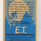 E.T. The Extra-Terrestrial 1982 Card #34 What's Wrong With Elliott ENG Topps L020999