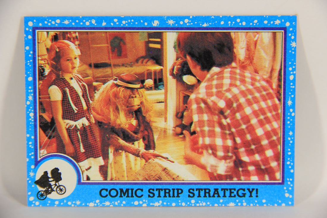 E.T. The Extra-Terrestrial 1982 Trading Card #37 Comic Strip Strategy ENG Topps L021002