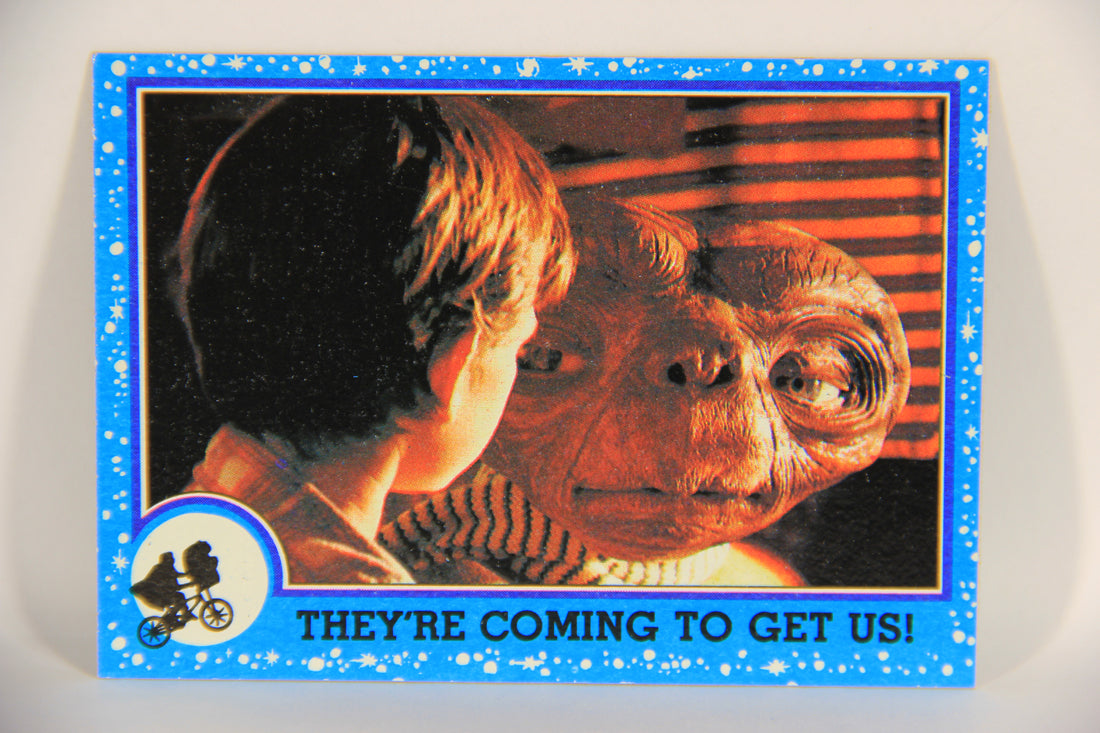 E.T. The Extra-Terrestrial 1982 Card #38 They're Coming To Get Us ENG Topps L021003
