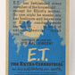E.T. The Extra-Terrestrial 1982 Trading Card #40 A Present For Mom ENG Topps L021005