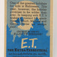 E.T. The Extra-Terrestrial 1982 Trading Card #41 It's Halloween ENG Topps L021006