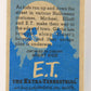 E.T. The Extra-Terrestrial 1982 Trading Card #44 Trick Or Treat ENG Topps L021009