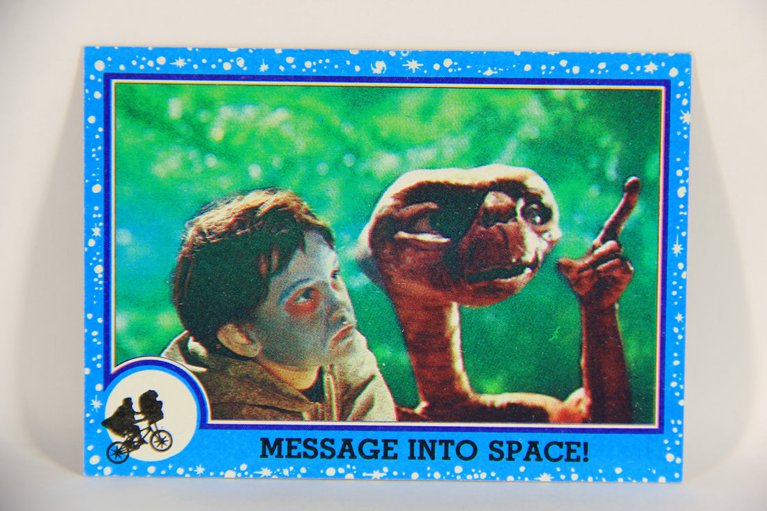 E.T. The Extra-Terrestrial 1982 Trading Card #49 Message Into Space ENG Topps L021014