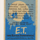 E.T. The Extra-Terrestrial 1982 Trading Card #49 Message Into Space ENG Topps L021014