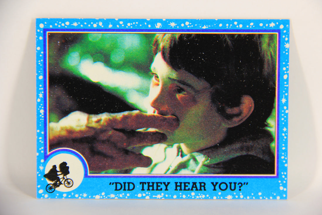 E.T. The Extra-Terrestrial 1982 Trading Card #50 Did They Hear You ENG Topps L021015