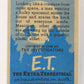 E.T. The Extra-Terrestrial 1982 Trading Card #52 Spaceman At The Door ENG Topps L021017