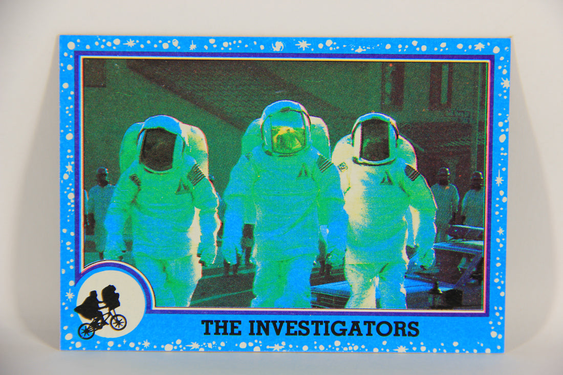 E.T. The Extra-Terrestrial 1982 Trading Card #53 The Investigators ENG Topps L021018