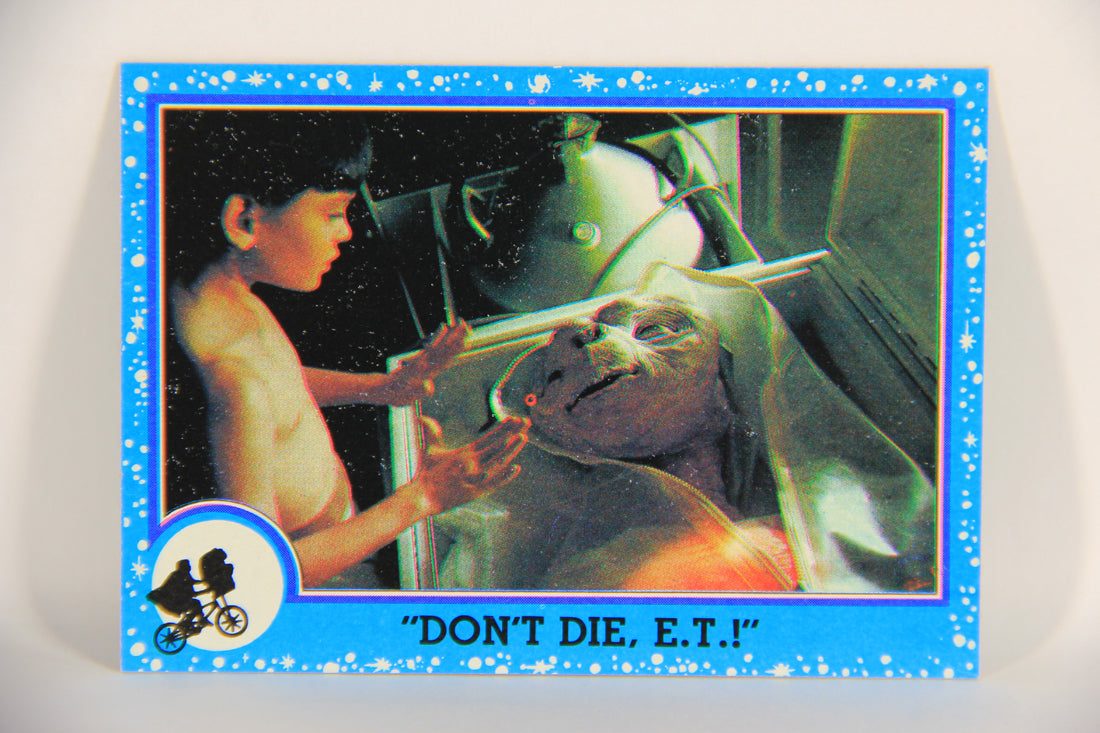 E.T. The Extra-Terrestrial 1982 Trading Card #59 Don't Die E.T. ENG Topps L021024