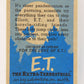 E.T. The Extra-Terrestrial 1982 Trading Card #65 Bicycle Chase ENG Topps L021030