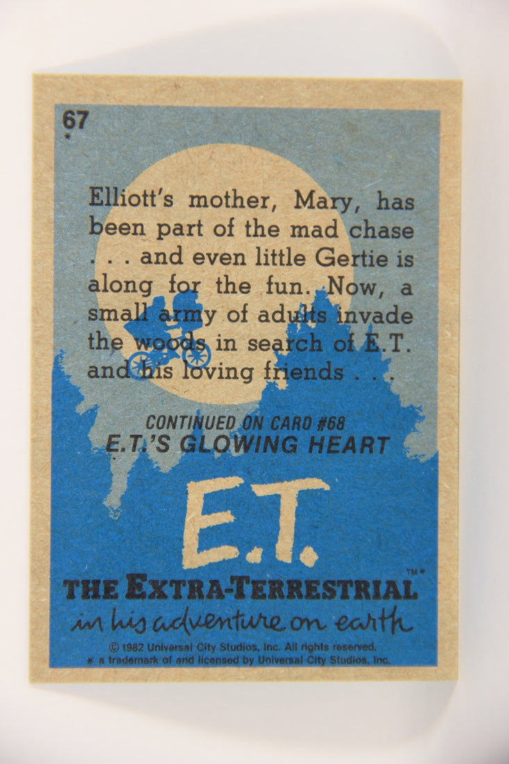 E.T. The Extra-Terrestrial 1982 Trading Card #67 A Mother's Concern ENG Topps L021032