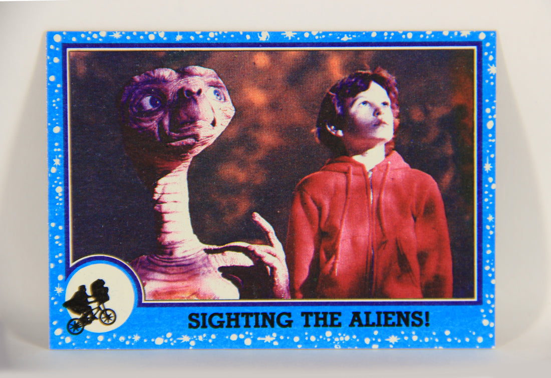 E.T. The Extra-Terrestrial 1982 Trading Card #69 Sighting The Aliens ENG Topps L021034