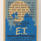 E.T. The Extra-Terrestrial 1982 Trading Card #69 Sighting The Aliens ENG Topps L021034