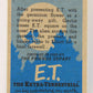 E.T. The Extra-Terrestrial 1982 Trading Card #74 Gertie's Goodbye Kiss ENG Topps L021039
