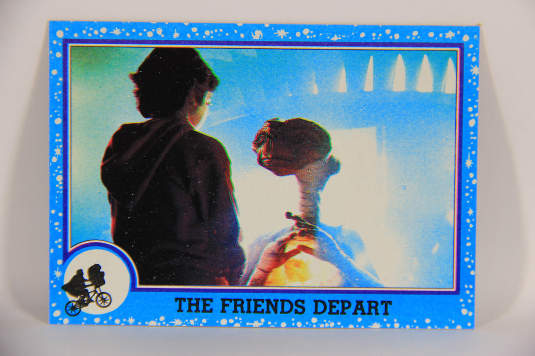 E.T. The Extra-Terrestrial 1982 Trading Card #75 The Friends Depart ENG Topps L021040