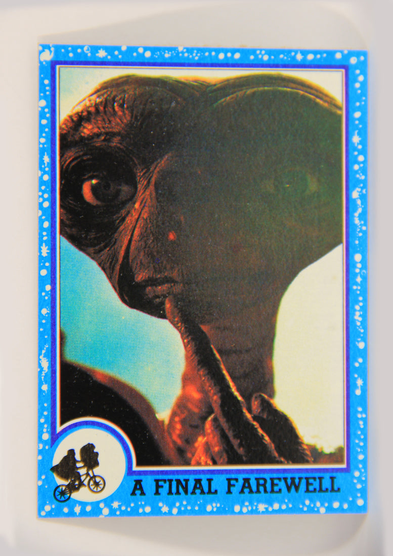 E.T. The Extra-Terrestrial 1982 Trading Card #76 A Final Farewell ENG Topps L021041