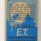 E.T. The Extra-Terrestrial 1982 Trading Card #80 Interstellar Garden ENG Topps L021045