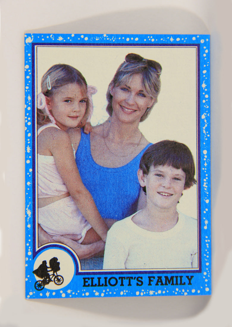 E.T. The Extra-Terrestrial 1982 Trading Card #82 Elliott's Family ENG Topps L021047