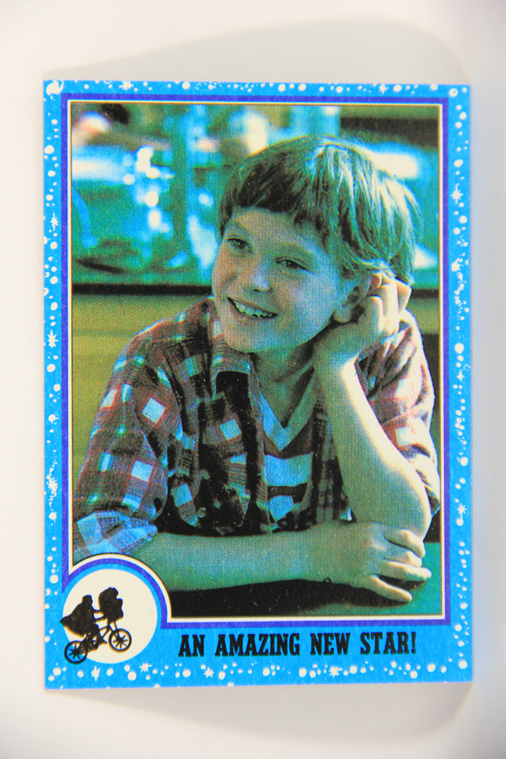 E.T. The Extra-Terrestrial 1982 Trading Card #85 An Amazing New Star ENG Topps L021050