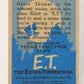 E.T. The Extra-Terrestrial 1982 Trading Card #85 An Amazing New Star ENG Topps L021050