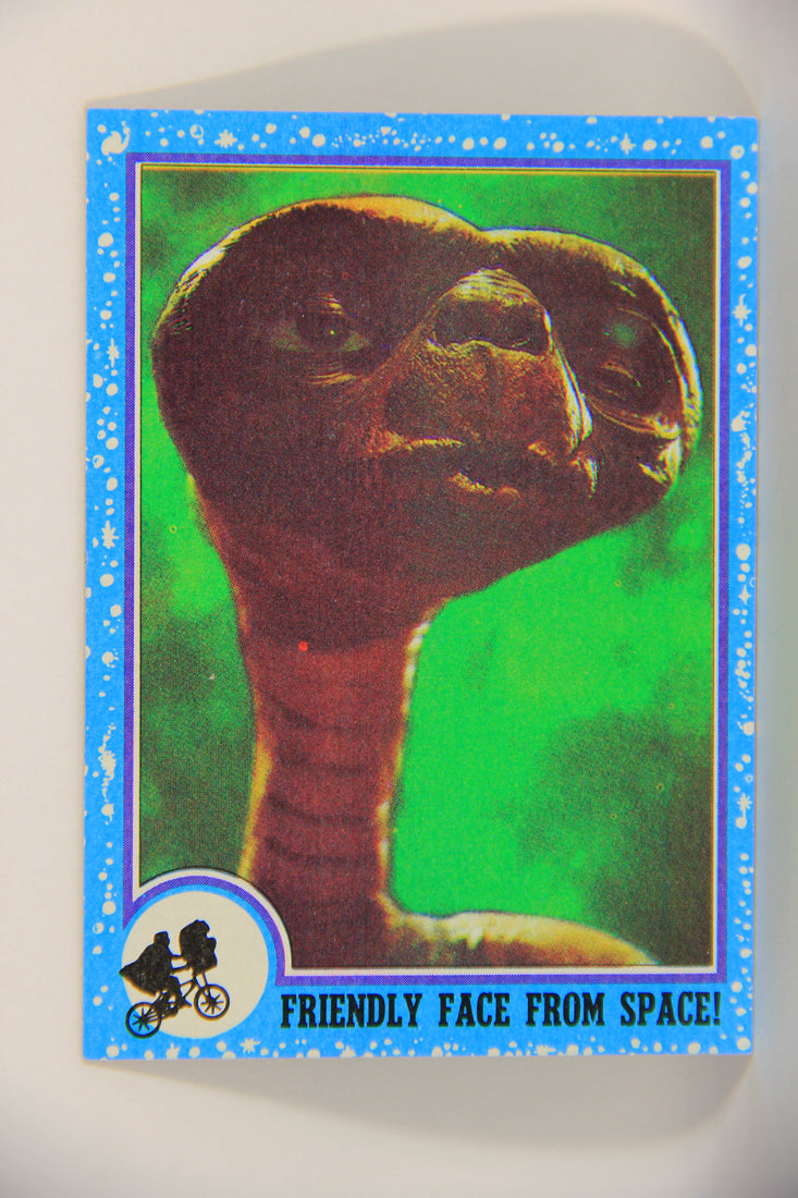 E.T. The Extra-Terrestrial 1982 Card #86 Friendly Face From Space ENG Topps L021051