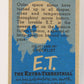 E.T. The Extra-Terrestrial 1982 Card #86 Friendly Face From Space ENG Topps L021051