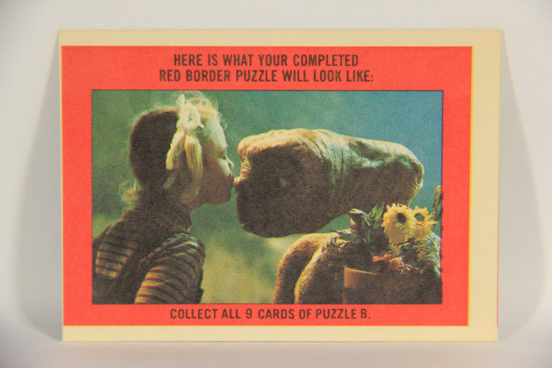 E.T. The Extra-Terrestrial 1982 Trading Card Sticker #10 E.T. Extremely Short-Printed L021062