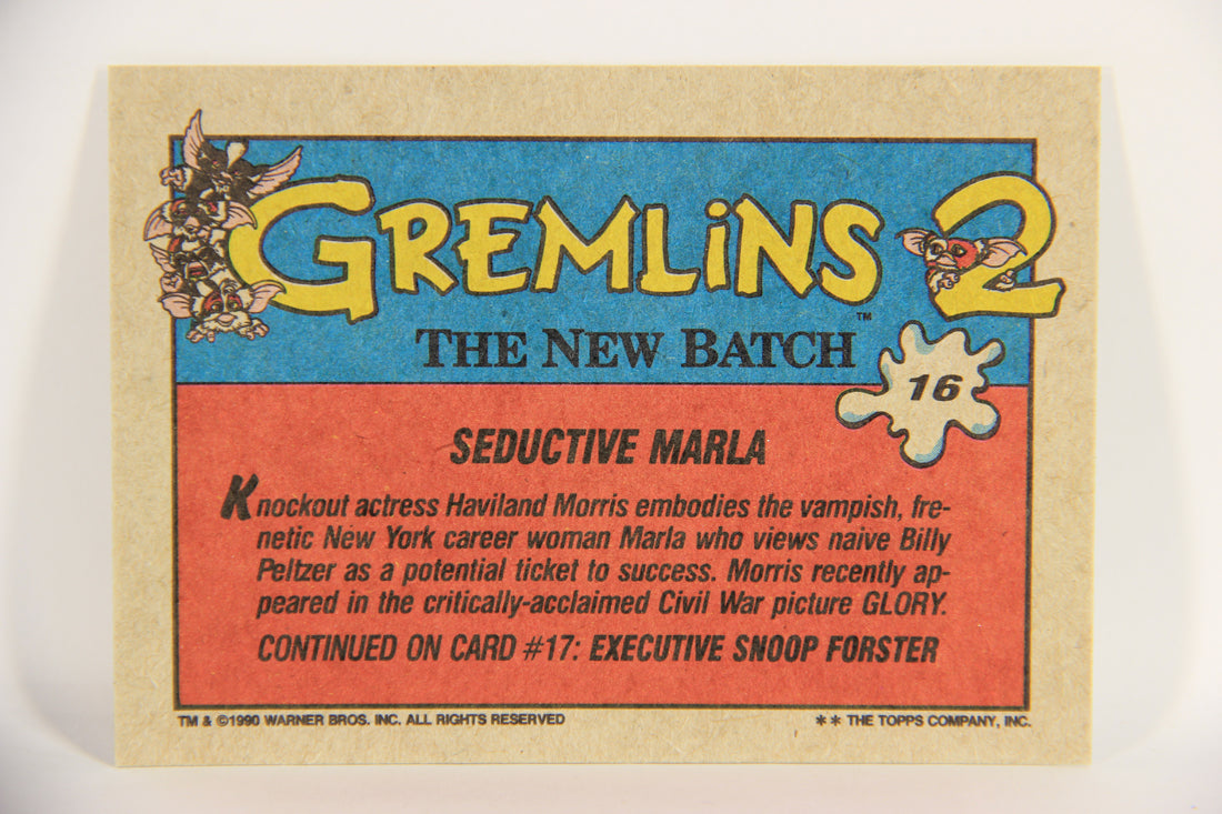 Gremlins 2 The New Batch 1990 Trading Card #16 Seductive Marla ENG L021071