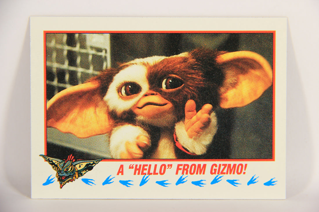 Gremlins 2 The New Batch 1990 Trading Card #28 A Hello From Gizmo ENG L021074