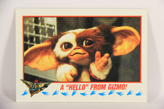 Gremlins 2 The New Batch 1990 Trading Card #28 A Hello From Gizmo ENG L021074