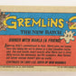 Gremlins 2 The New Batch 1990 Trading Card #31 Dinner With Marla ( & Friend ) L021077