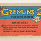 Gremlins 2 The New Batch 1990 Trading Card #42 Now You See It ENG L021080